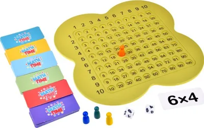 Loja edukative për fëmijë MATHEMATICS Multiplication Table, tabelë shumëzimi, shumëngjyrëshe - 4