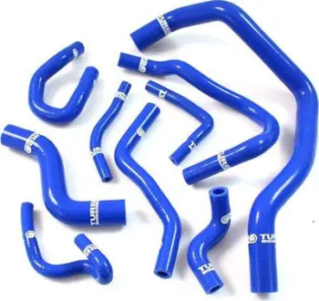 Zorrë uji silikoni TurboWorks për Honda Civic D15 D16 VTI 92 00, rezistente ndaj temperaturës së lartë, blu