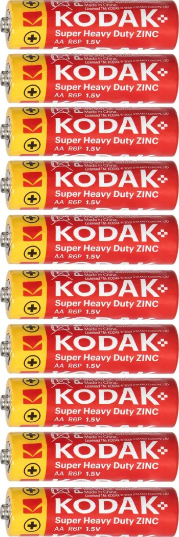 Bateri AA Kodak, paketim 10 copë, alkaline