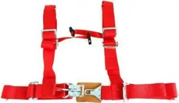 Rripa sigurie sportivë MTuning F Sport Belts 4p, 2", të kuq