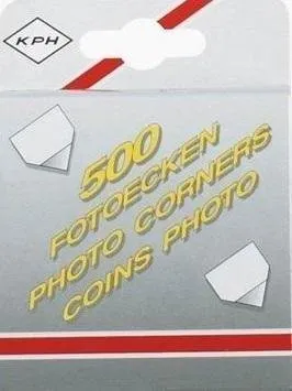 Kënde fotografie KPH Fotoecken 7100, 500 copë, transparente - 1