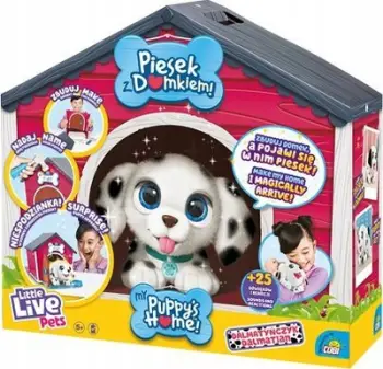 Lodër interaktive pelushi Little Live Pets My Puppy's Home Dalmatian Edition, qenush misterioz, për fëmijë
