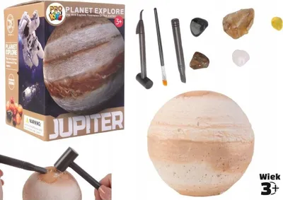 Lodër edukative Pro Kids Mineral Excavation Planet Jupiter, set gërmimi, për fëmijë 4+ - 1