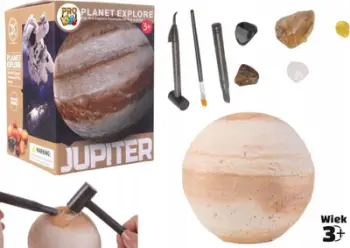 Lodër edukative Pro Kids Mineral Excavation Planet Jupiter, set gërmimi, për fëmijë 4+