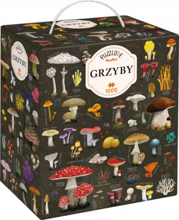 Puzzle familjare Puzzlove CzuCzu Mushrooms, 1000 copa, shumëngjyrëshe