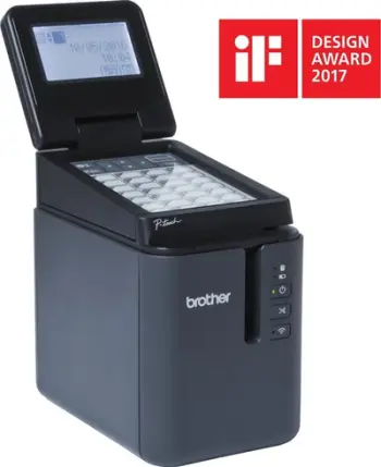 Printer etiketash Brother P Touch PT P950NW, monokrom, lidhje rrjeti, i bardhë
