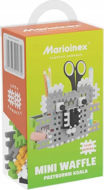 Set konstruktiv Mini Waffle Koala Organizer, 70 elemente, shumëngjyrësh