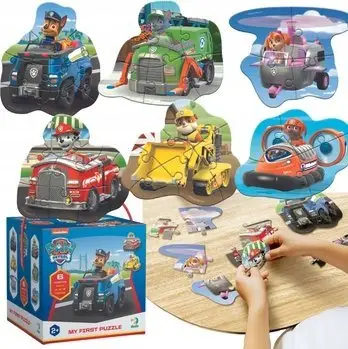 Puzzle Dodo Paw Patrol 6in1, 6 puzzle, 4 8 pjesë, shumengjyrëshe