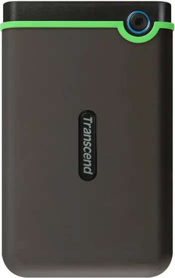 Disk i jashtëm Transcend StoreJet 25M3S, 1TB, i hirtë / gjelbër