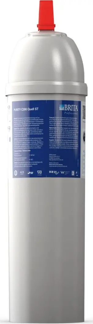 Kartricë filtri uji Brita Purity C300 Quell ST, për sisteme profesionale, e bardhë
