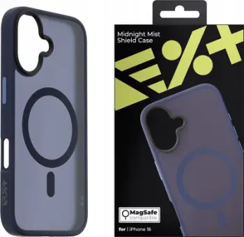 Kopertinë Next One Mist Shield MagSafe për iPhone 16, Midnight Blue
