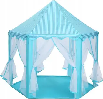 Çadër loje B22K Tent House Palace for Princess, për fëmijë, për brendësi dhe kopsht, rozë dhe blu