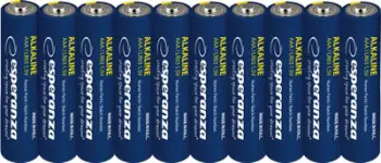 Bateri alkaline Esperanza AAA, 1.5V, 10 copa, univerzale
