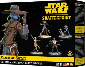 Lojë me miniatura Atomic Mass Games Star Wars Shatterpoint Fistful of Credits Cad Bane Squad Pack, zgjerim, 2+ lojtarë, 90 minuta