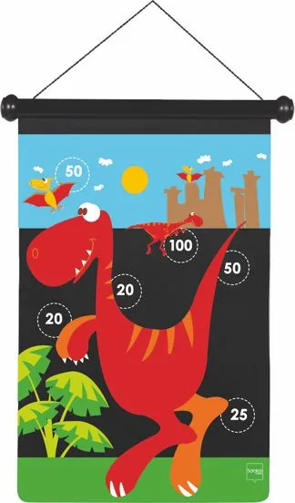 Lojë me shigjeta magnetike Fat Brain Toys Magnetic Darts Dinosaurs Large, për fëmijë 5 deri 9 vjeç, shumëngjyrëshe - 3