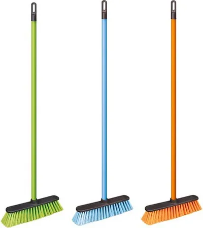 Fshesë dyshemeje Yor AZUR, me bisht, fije plastike, shumëngjyrëshe - 2