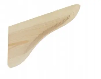 Mbajtëse rafti Velano WDP, dru pishe, 21.5cm, ngjyrë natyrale