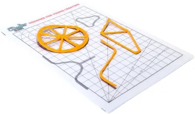 Bazë vizatimi 3D 3Doodler Start DoodlePad, për stilolaps 3D, transparente - 1