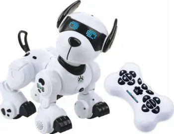 Lodër robotike Dumel Robopies, në formë qeni, me sensor prekjeje, me muzikë