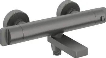 Rubinet vaskë Deante Thermostatic, termostatik, me veshje Titanium, grafit
