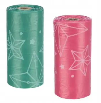 Qese higjienike për qen Trixie Xmas, set rrotullash, motiv festash, shumëngjyrëshe