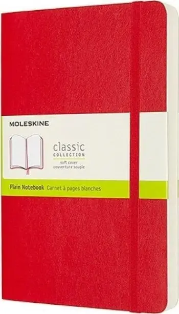 Bllok shënimesh Moleskine Expanded, Large, kapak i butë, e kuqe
