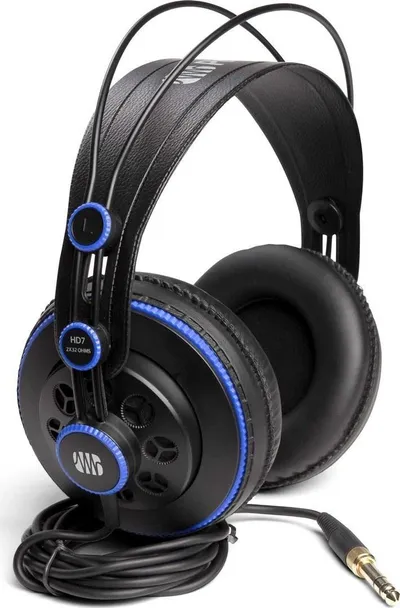 Kufje profesionale PreSonus HD7, me kabllo, monitorim studio, të zeza - 1
