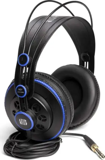Kufje profesionale PreSonus HD7, me kabllo, monitorim studio, të zeza