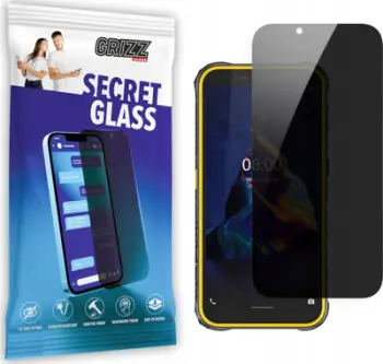 Xham privatësie Grizz SecretGlass për Ulefone Armor X8, mbrojtës ekrani, i tejdukshëm