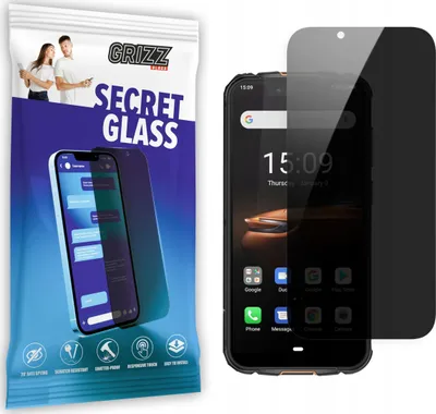 Xham mbrojtës privatësie Grizz SecretGlass për Ulefone Armor 5s, 3D, i pastër - 1