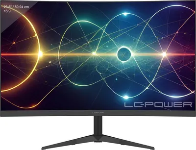 Monitor gaming LC-Power LC-M24-FHD-165-C-V2, 24", FHD, 165Hz, i zi - 1