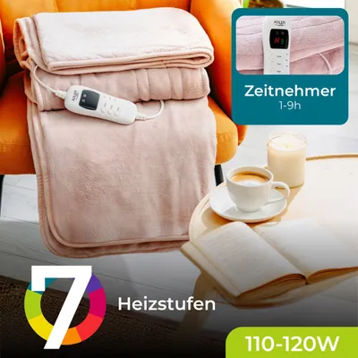 Batanije elektrike Adler AD 7443, njëpersonëshe, kontroll LCD, e bardhë - 9