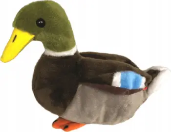 Lodër pelushi Beppe Duck Mallard, 18cm, shumëngjyrëshe