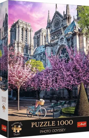 Puzzle Trefl Premium Plus Notre Dame, 1000 copë, shumëngjyrësh
