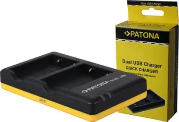 Karikues baterie PATONA Foto Dual Quick, për Nikon EN-EL5, USB, i zi