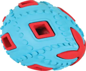 Lodër për qen Zolux Treat Rubber Egg, 8cm, gomë, e verdhë