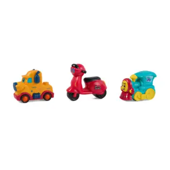 Set automjete lodër Momki, 3 pjesë, me mekanizëm inertial, shumëngjyrësh