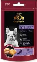 Shpërblime për qen Champ-Richer Beautiful Coat and Skin, merluc, 90g