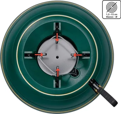 Stativ bredhi Krinner Vario Classic, 2.6 m, trung deri 12 cm, i gjelbër - 2