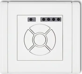 Kontrollues roletash Karlik FLEXI FSR-1, elektronik, 500 W, i bardhë