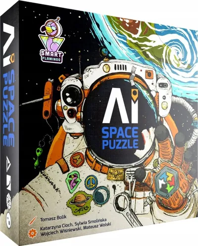 Lojë tavoline AI Space Puzzle, bashkëpunuese, deduktive, shumëngjyrëshe - 1