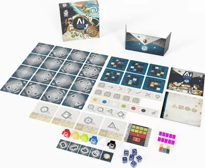 Lojë tavoline AI Space Puzzle, bashkëpunuese, deduktive, shumëngjyrëshe - 3