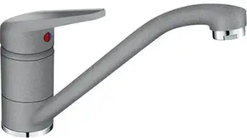 Rubinet kuzhine Franke Princess II, lartësi 184mm, granit, gri e hapur