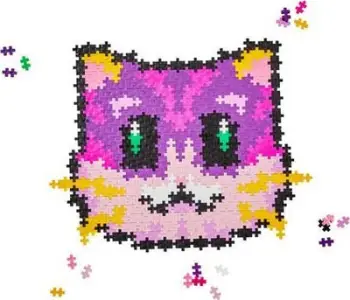 Set ndërtimi Plus Plus Puzzle by Number Kitten, 500 copë, shumëngjyrësh