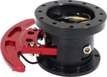 Nabë timoni MTuning Quick Release Type 2, e anueshme, duralumin, e zezë