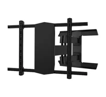 Mbajtëse murale TV B-Tech Twin Cantilever, 75", lëvizshme, e zezë