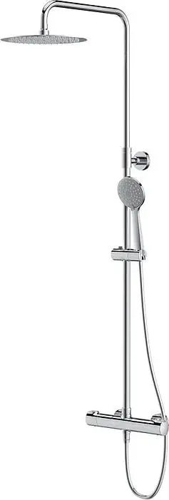 Set dushi Cersanit City S951-340, termostatik, kokë shi SLIM, krom