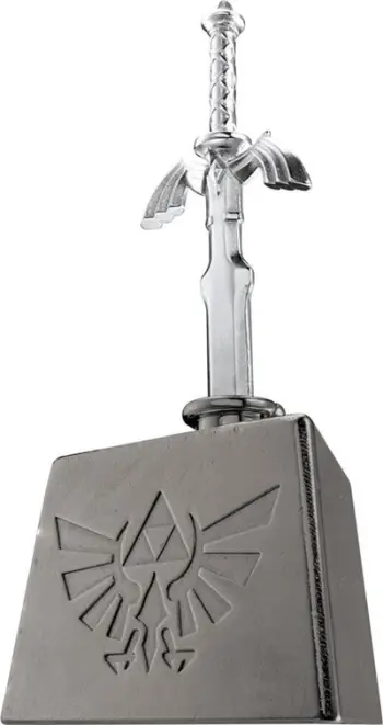 Puzzle metalik Huzzle Zelda Master Sword, koleksionues, dekorativ