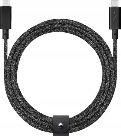Kabëll USB C në USB C Native Union Belt Cable C C PRO, 2.4m, 240W, gri Cosmos - 2