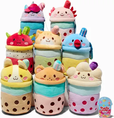 Lodër pelushi EPEE Bubble Tea Bąblusie Strawberry Creature 600561, 21cm, luleshtrydhe, rozë - 3
